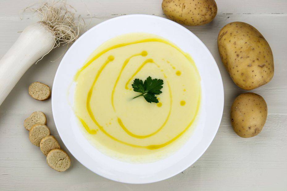 zuppa di patate e cipolle