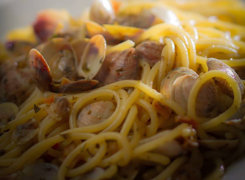 Spaghetti con Lupini