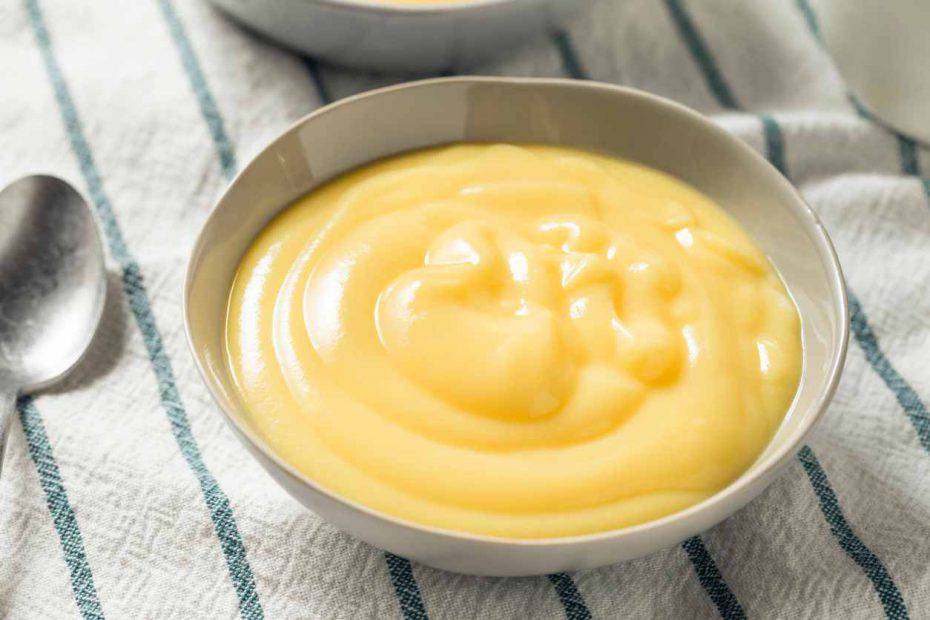 crema alla vaniglia senza uova