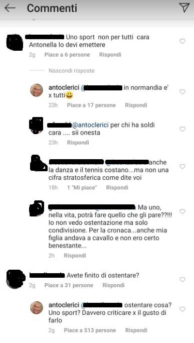 Antonella Clerici Instagram