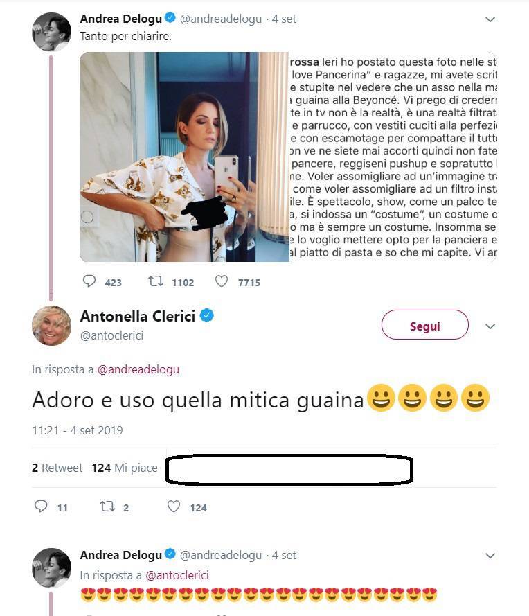 Antonella Clerici segreto