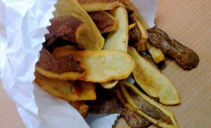 Bucce patate chips ricetta aperitivo veloce