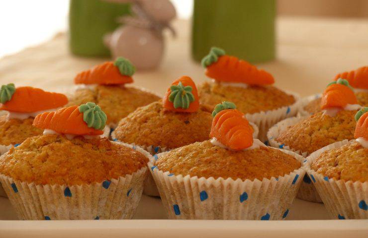 Muffin alle carote - pixabay