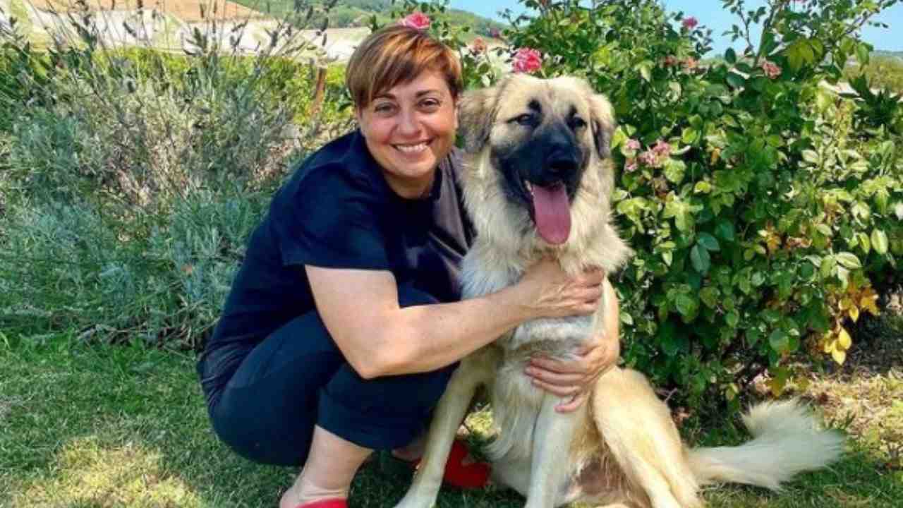 Benedetta Rossi con il cane