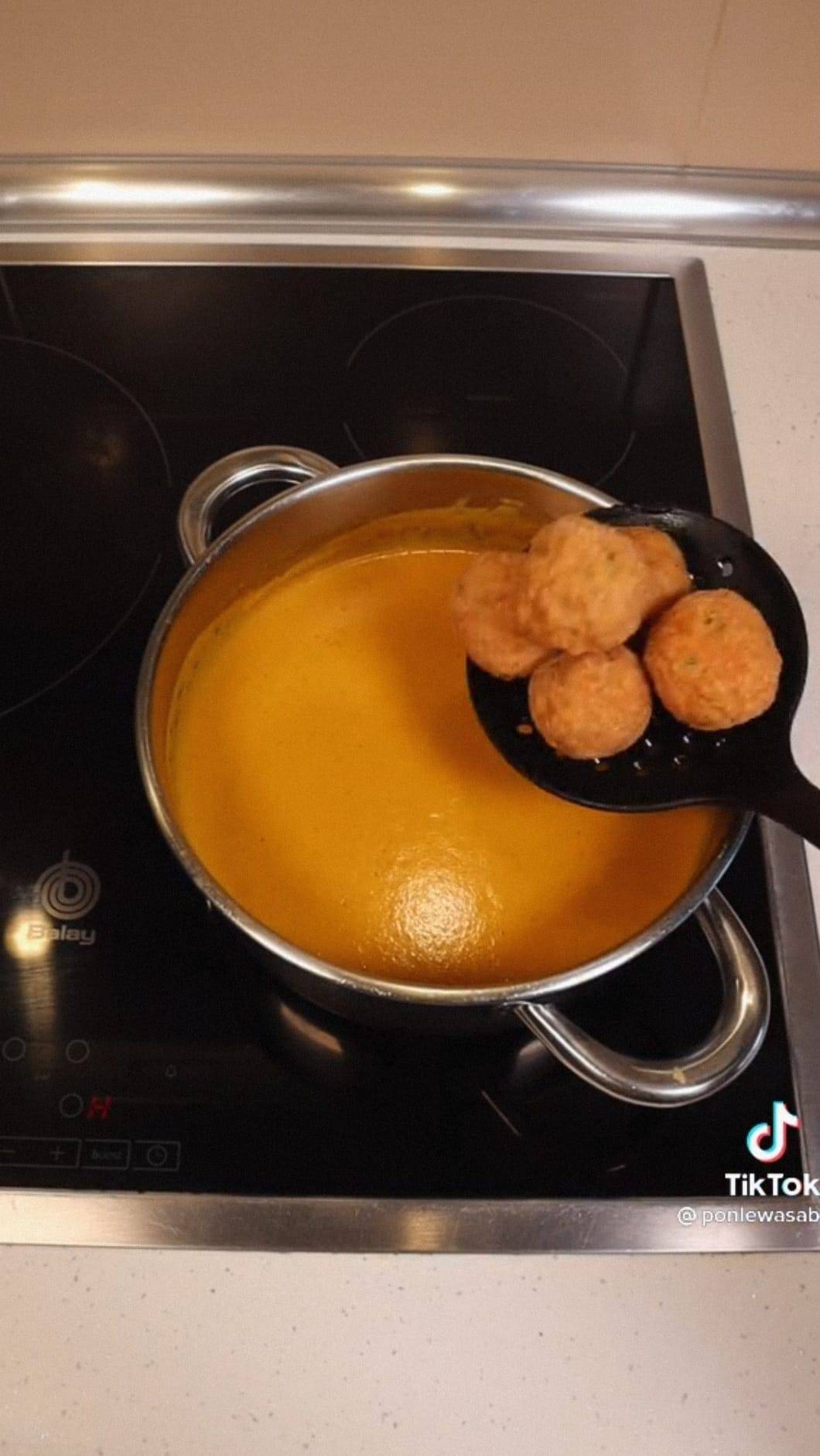polpette pollo al curry