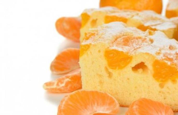 torta soffice ai mandarini