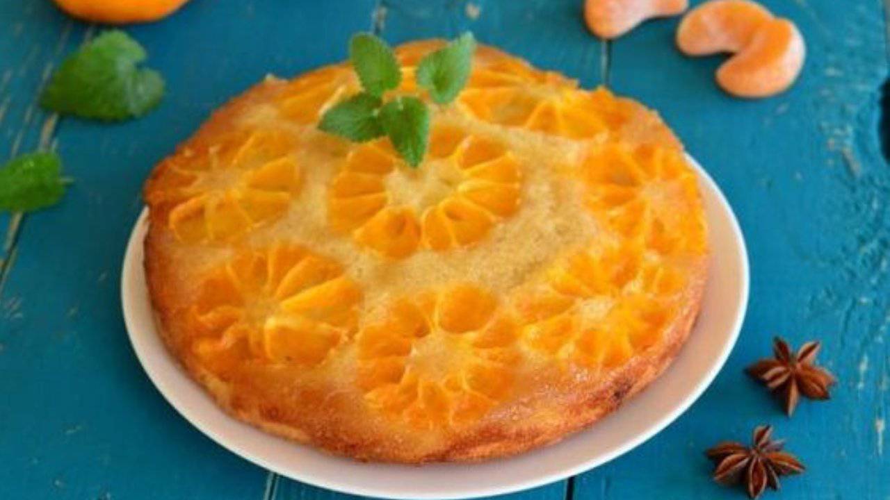 torta soffice ai mandarini