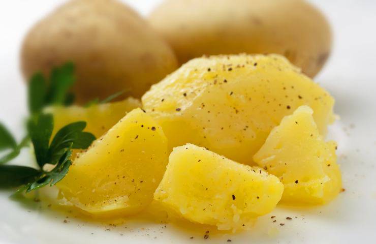 insalata di patate e melagrana