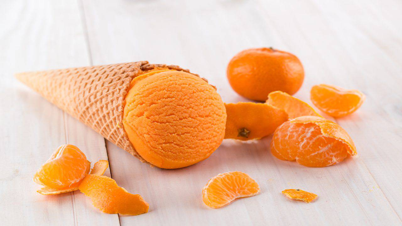 Gelato al mandarino ricetta