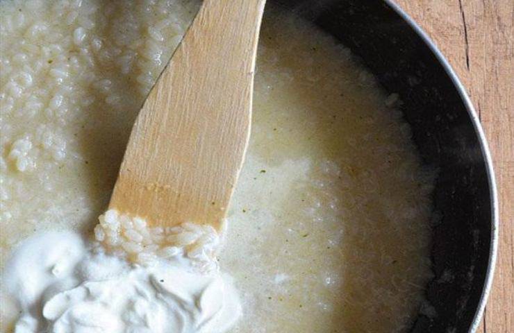 risotto cremoso senza burro ricetta facile