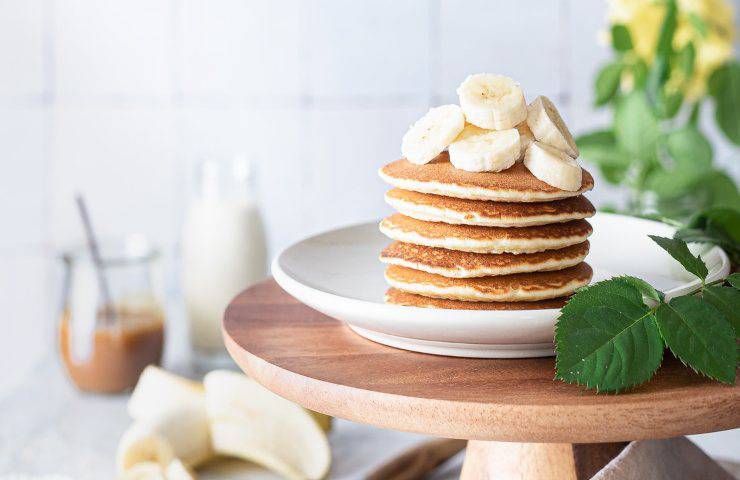 banana bread pancake ricetta