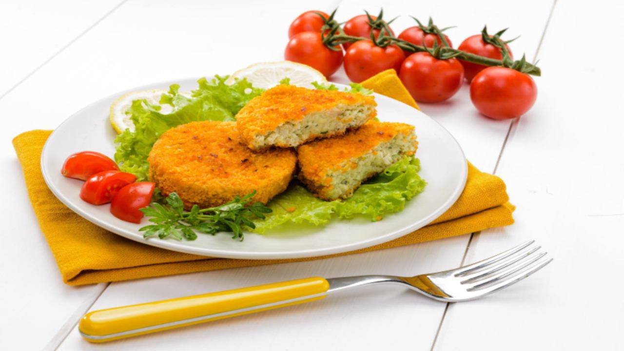 ricetta light cena hamburger merluzzo broccoli