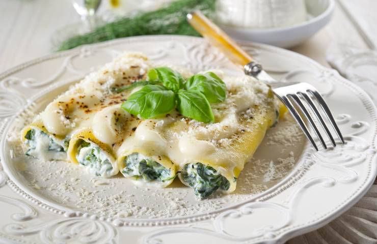 cannelloni magro ricotta spinacini ricetta facile