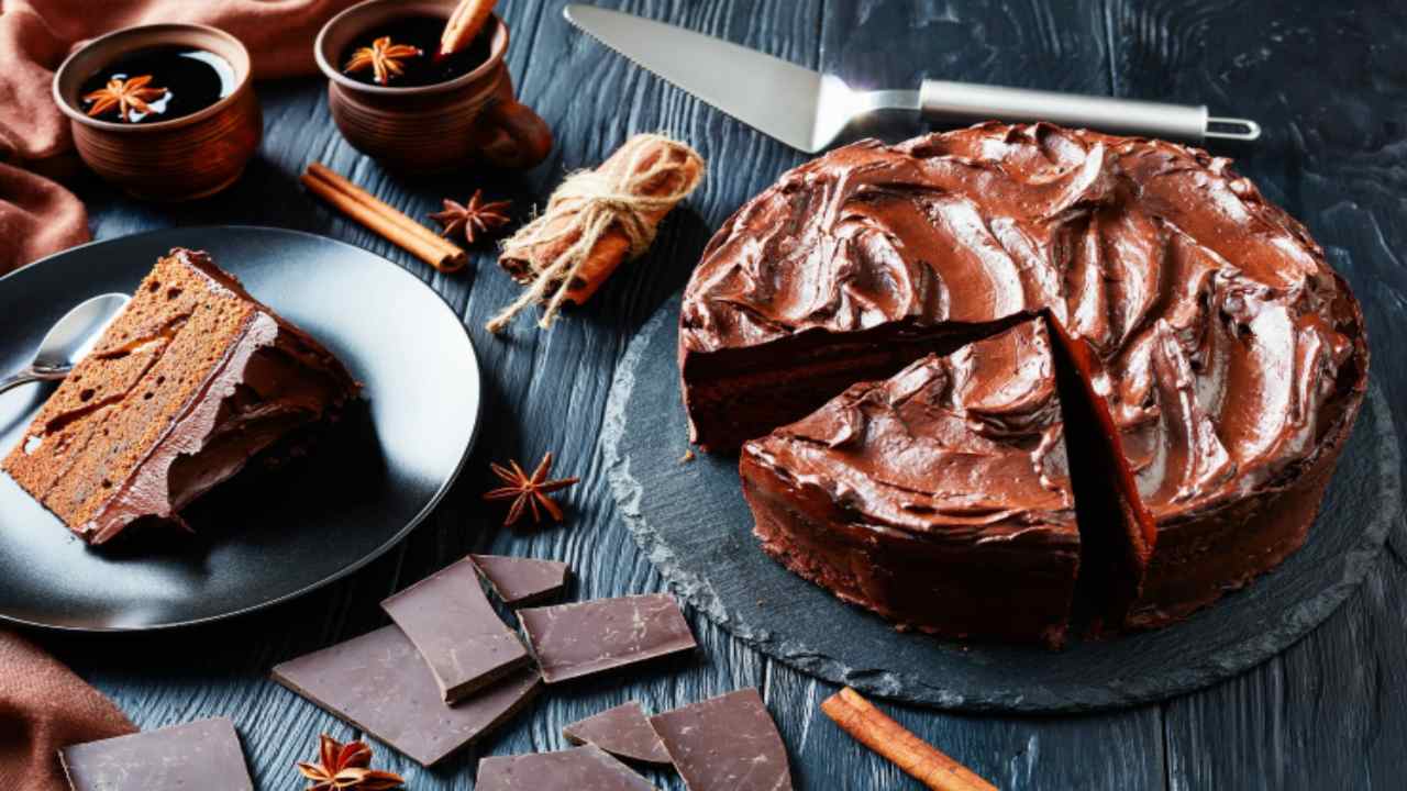 torta cacao ganache cioccolato ricetta facile golosa