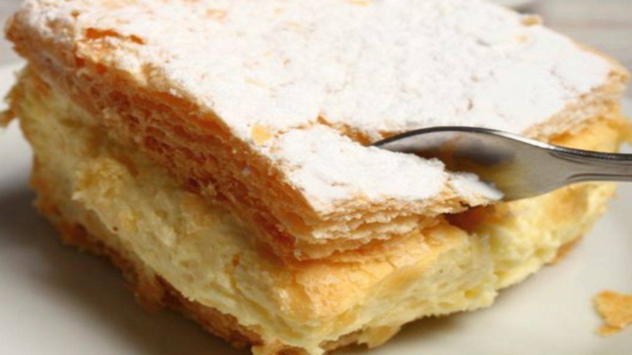 torta pasta sfoglia crema pasticcera ricetta facile veloce