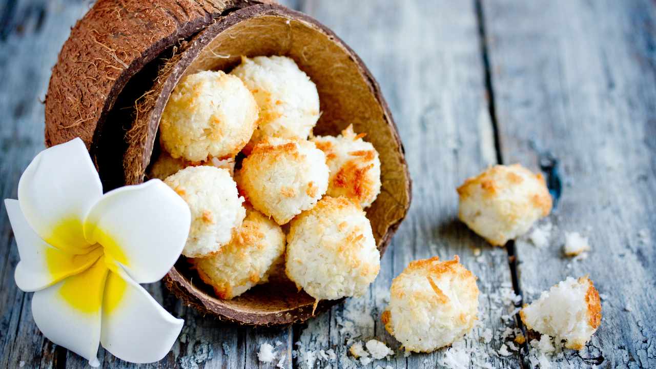 biscotti al cocco ricetta senza latte e senza glutine