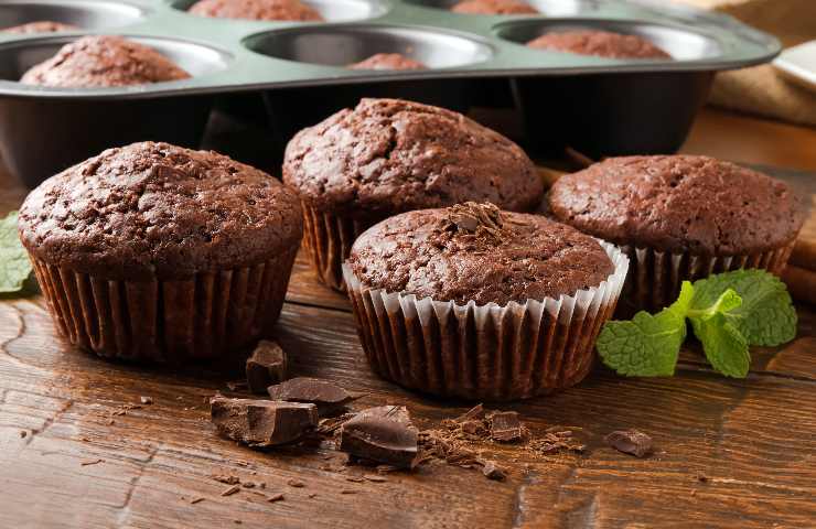muffin all'avocado e cioccolato ricetta senza latte e senza glutine
