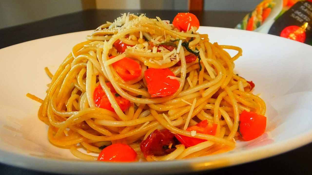 Spaghetti aglio olio alici