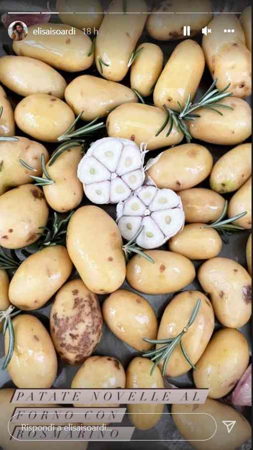 Elisa Isoardi ricetta patate al forno