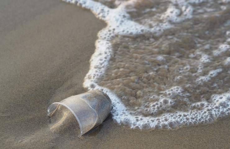 plastica nelle spiagge e nei mari