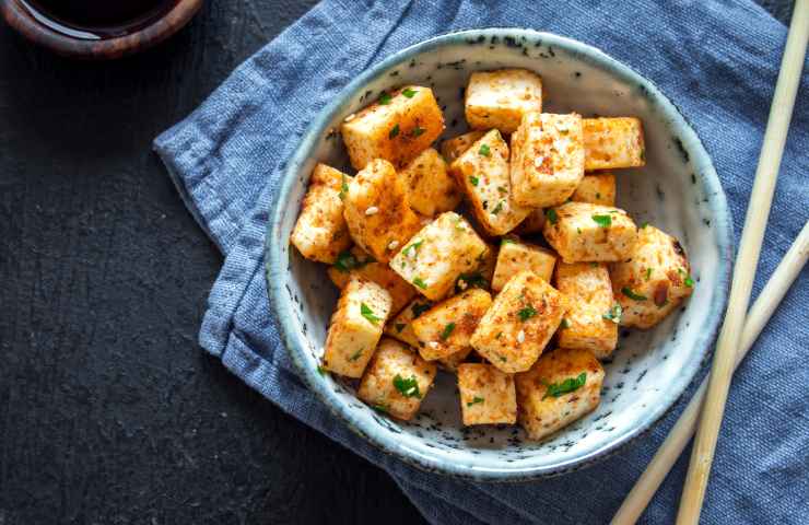 tofu croccante ricetta friggitrice ad aria