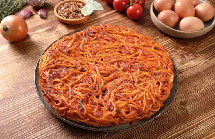 pizza spaghetti ricetta Cannavacciuolo