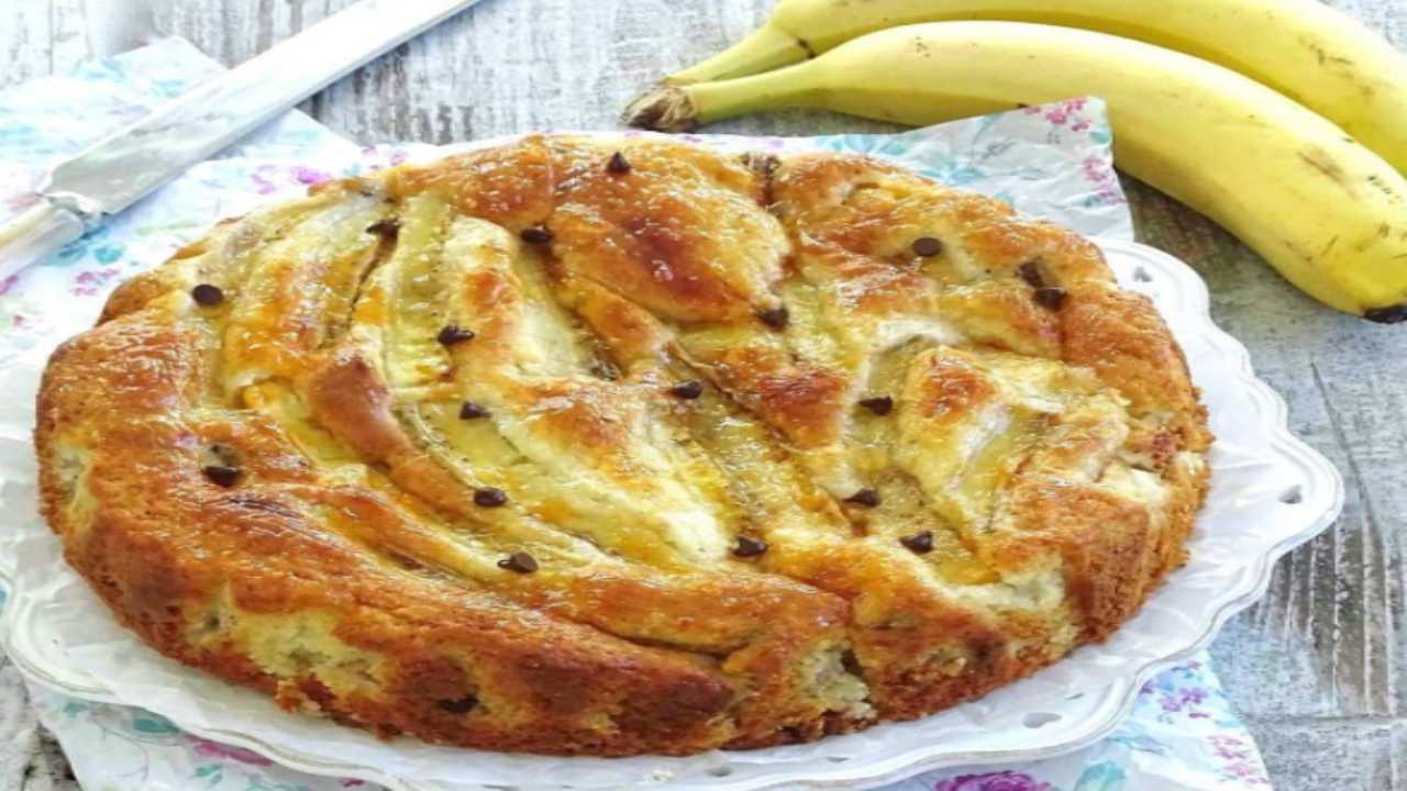 torta banane ricetta