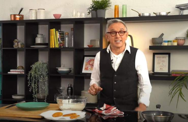 Bruno Barbieri frittelle patate dolci salsa yogurt acido
