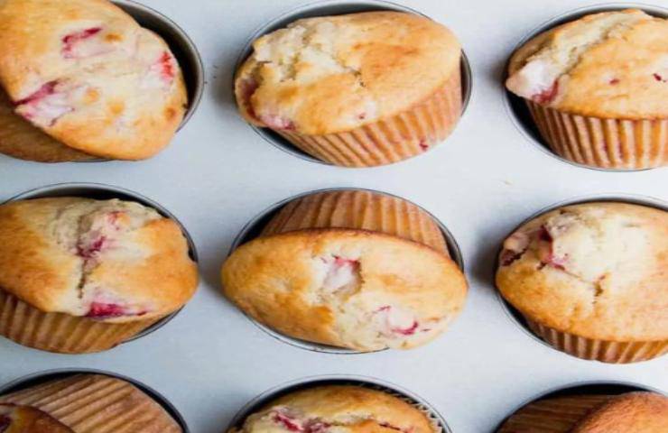 muffin fragole ricetta