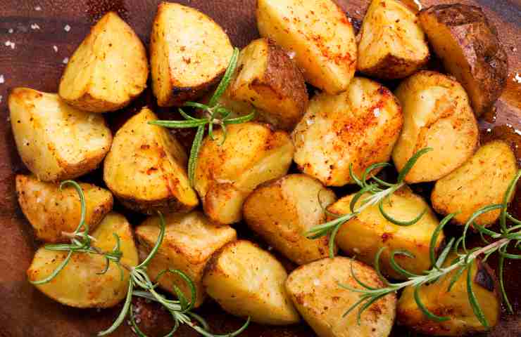 Bruno Barbieri trucco patate al forno