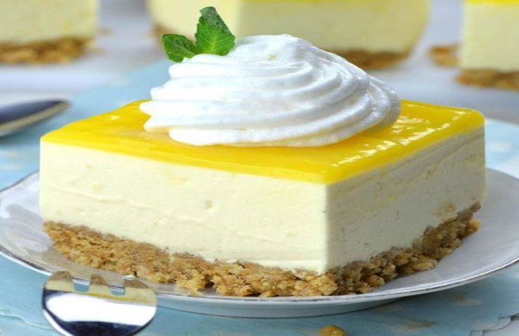 cheesecake limone monoporzione ricetta