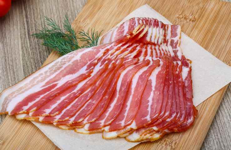 pancetta e bacon Veg ricetta