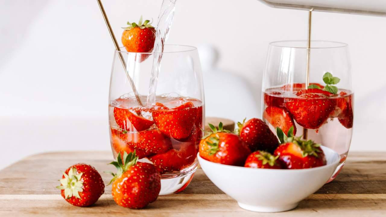 Acqua fragole: la ricetta