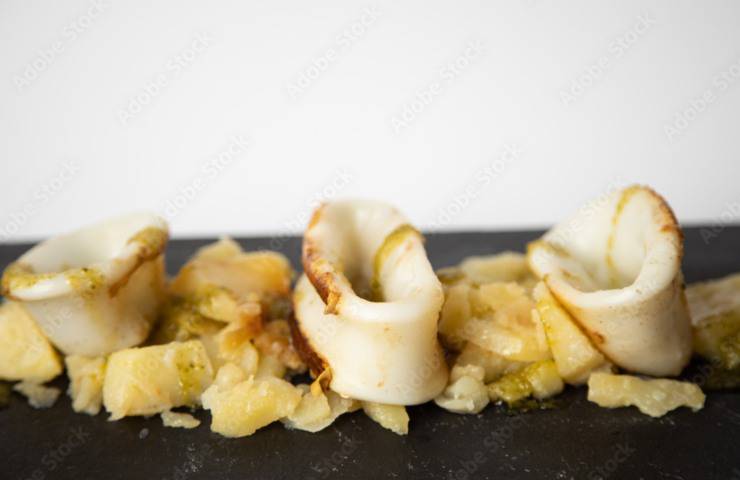 ricetta calamari patate