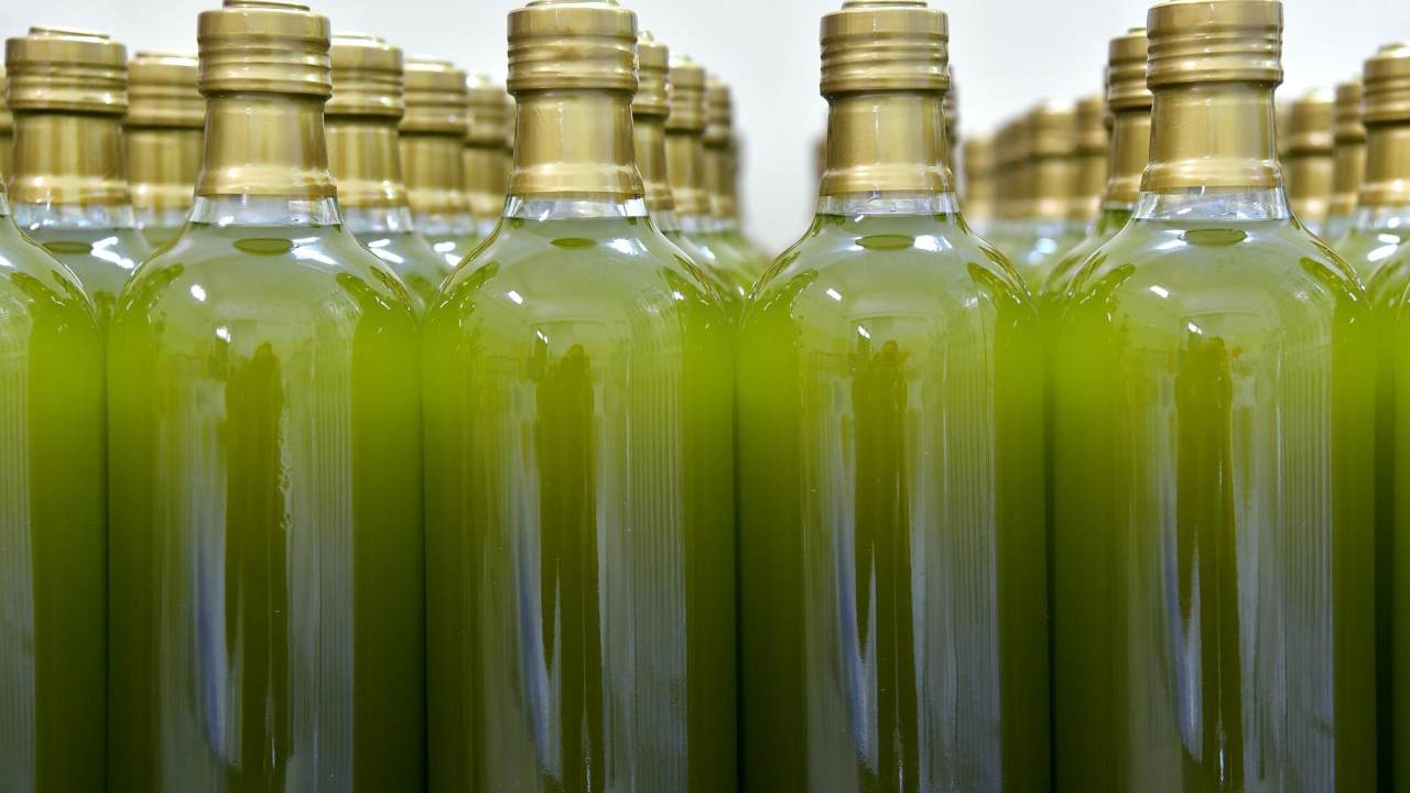 Olio d'oliva congelato