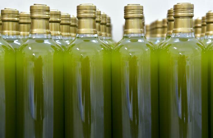Olio d'oliva congelato