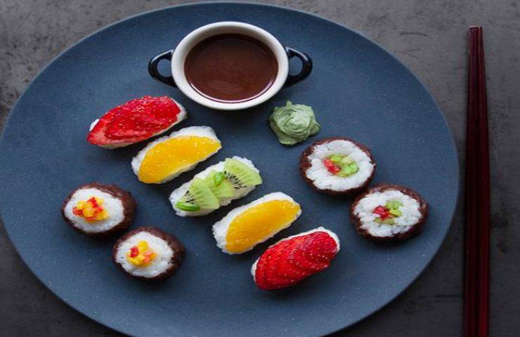 sushi frutta ricetta