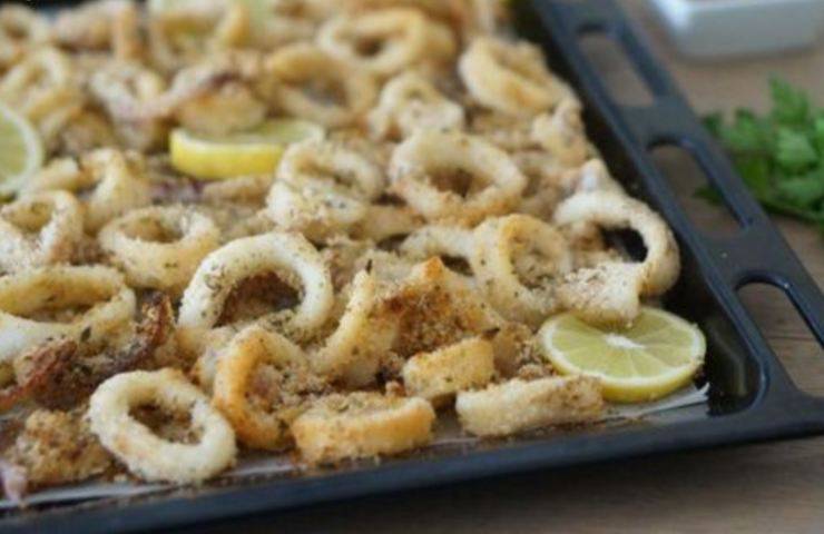 calamari gratinati al forno ricetta