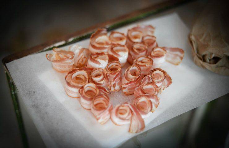 roselline di prosciutto