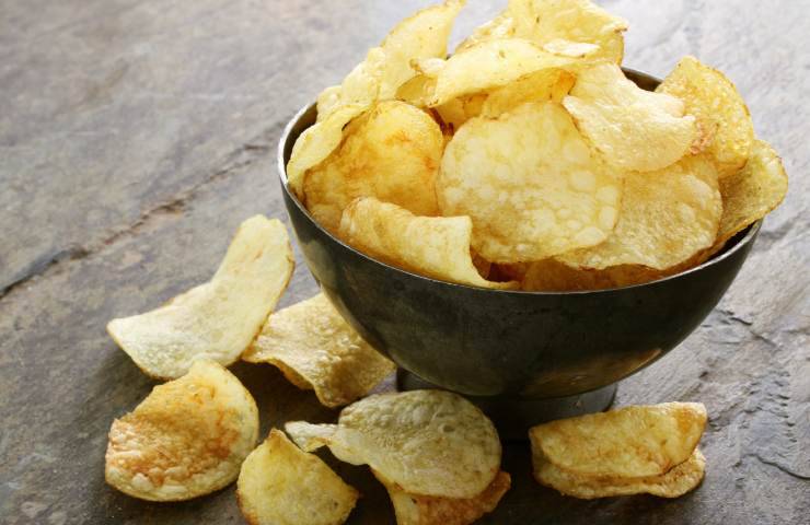 chips fatte casa senza frittura