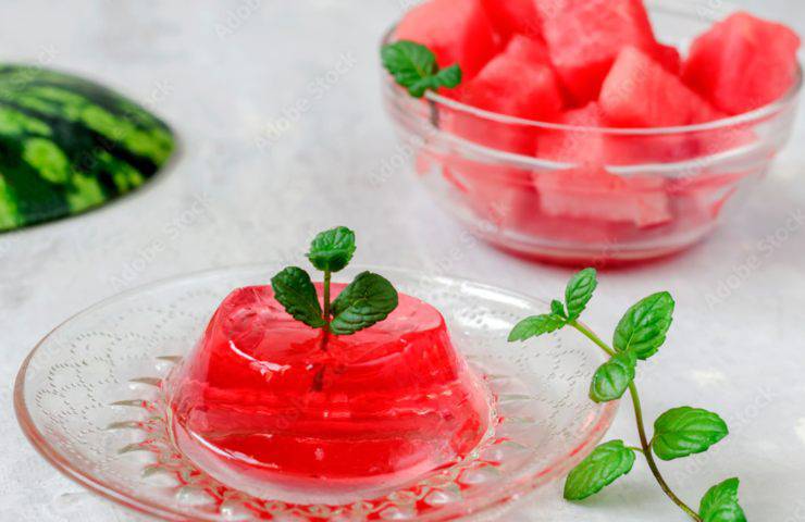 ricetta gelatina anguria