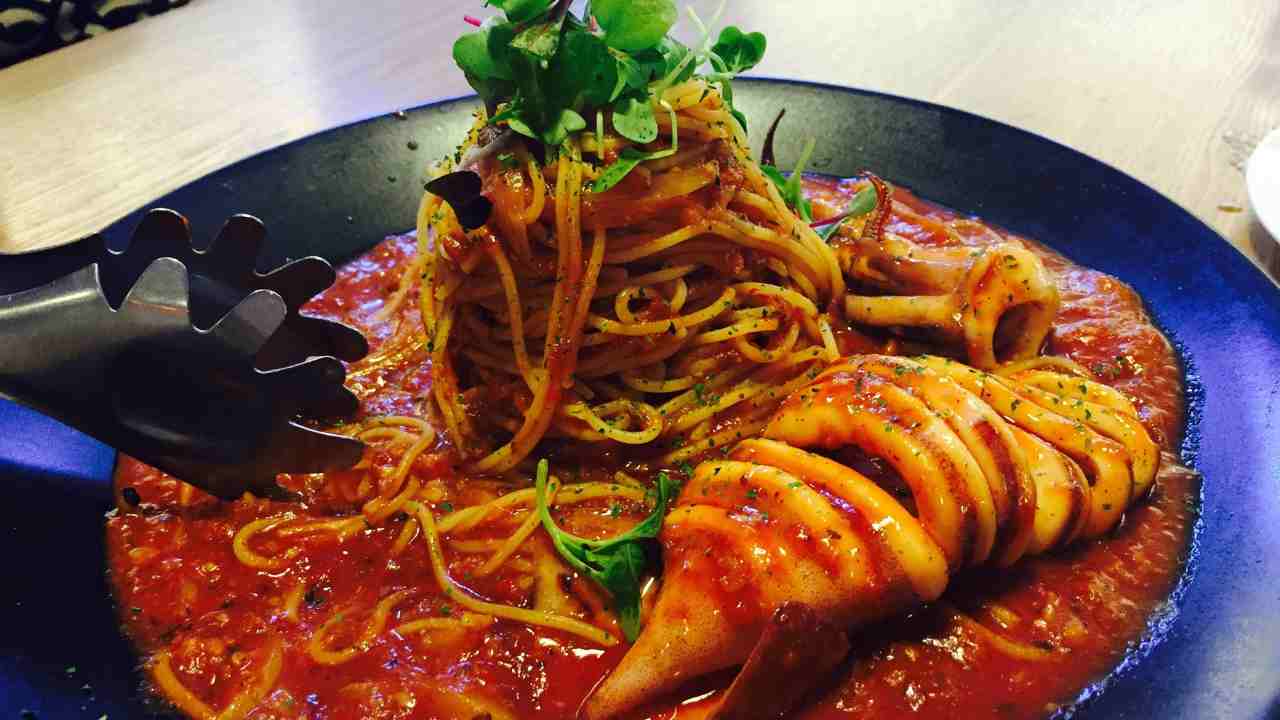 Spaghetti calamari