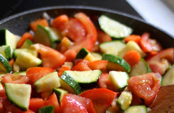 ricetta Straccetti zucchine pomodorini