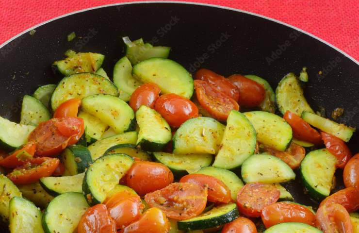 ricetta Straccetti zucchine pomodorini