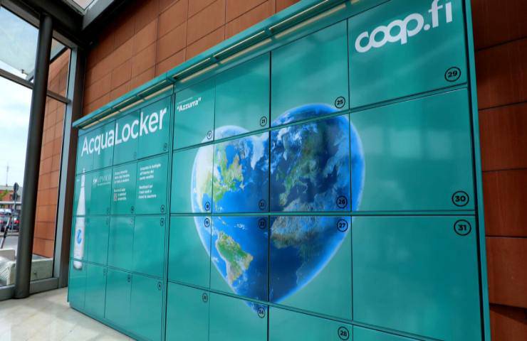 AcquaLocker progetto Coop