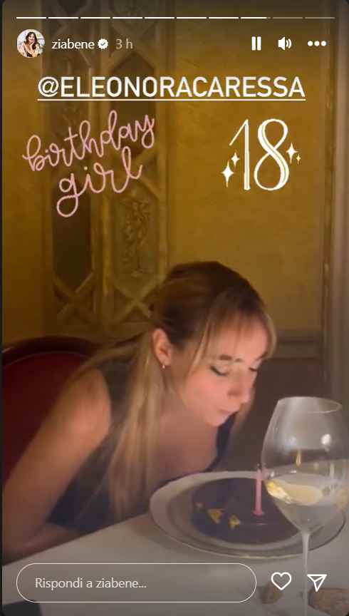 Benedetta Parodi cena Cracco compleanno Eleonora 18 anni