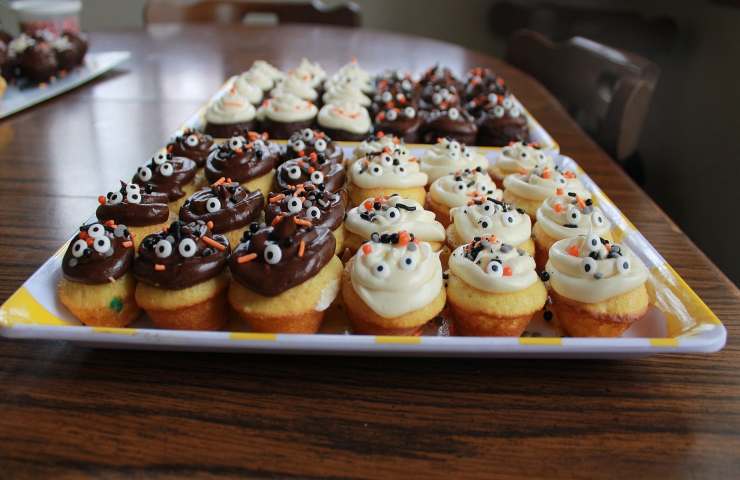 muffin spaventosi di Halloween ricetta