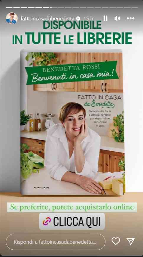 Benedetta Rossi sostituita addio cucina