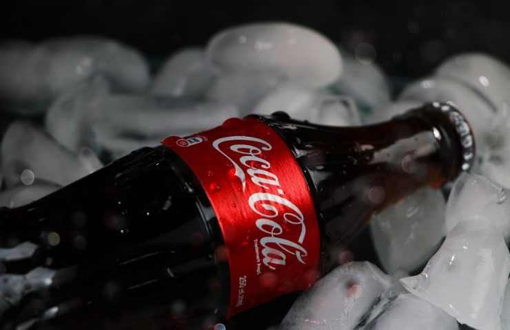 Una bottiglina di Coca Cola