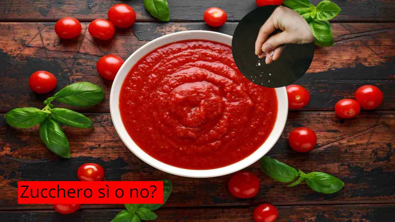 salsa pomodoro acida zucchero